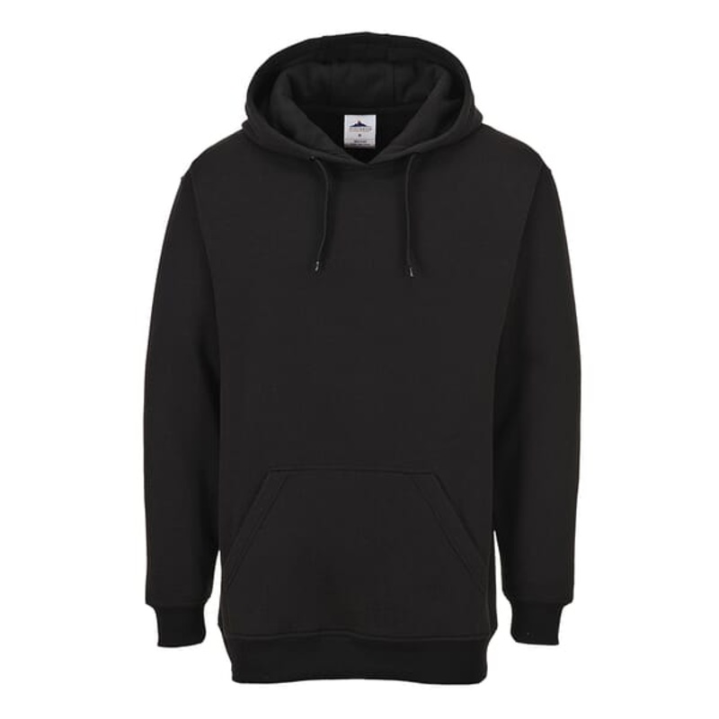 PORTWEST HOODIE ROMA Black XXL