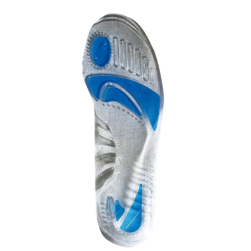 PORTWEST POLYMER GEL CUSHIONING INSOLE – GREY Grey Large EU 45-47