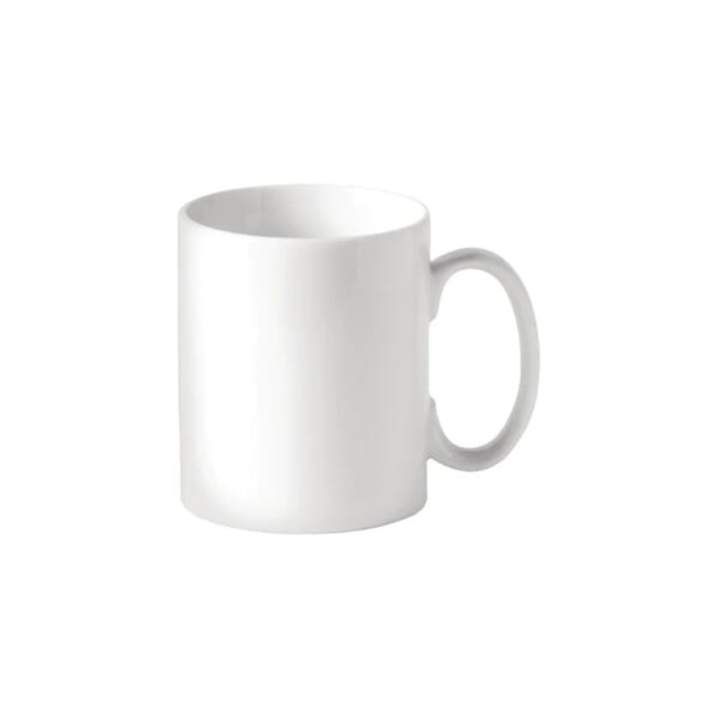 TITAN UTOPIA WHITE STRAIGHT SIDED MUG 12OZ Default Title
