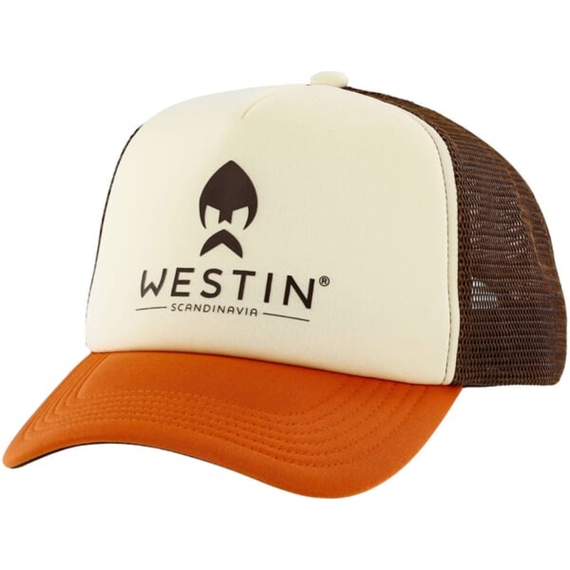 WESTIN OLD FASHIONED TEXAS TRUCKER CAP Cream / Orange / Brown One Size