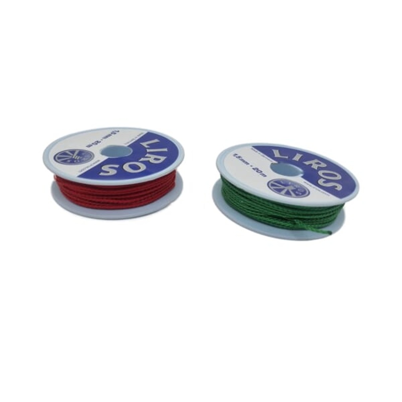 WHIPPING TWINE NO.2 – 1.5MM – 20M – GREEN OR RED Green or Red