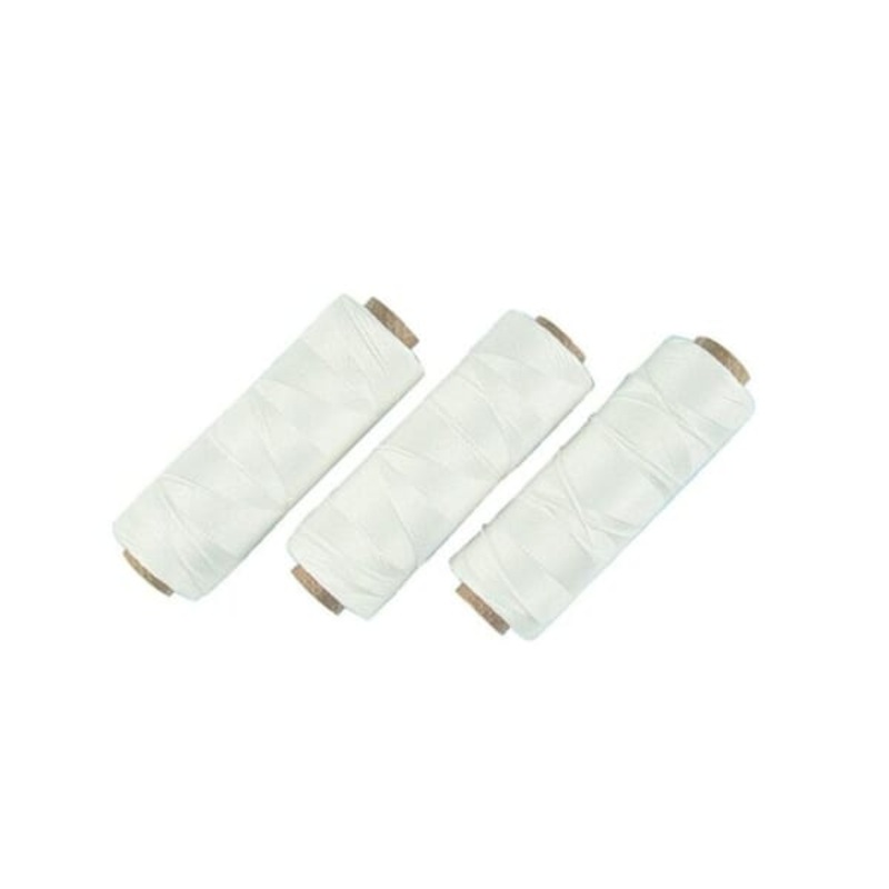 WHIPPING TWINE – TIPTOLON COVERED THREAD – WHITE – 1MM – 220M White