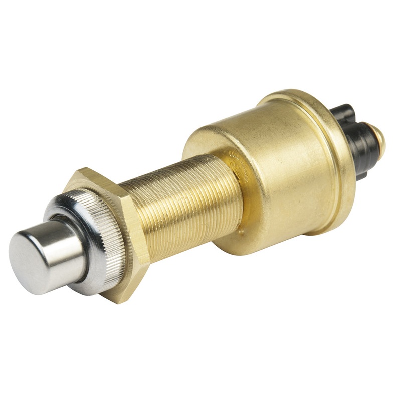 BEP 2-Position SPST Heavy-Duty Push Button Switch – OFF/(ON) – 35 Amp [1001504]