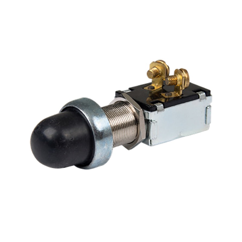 BEP 2-Position SPST Moisture Sealed Push Button Switch – OFF/(ON) [1001503]