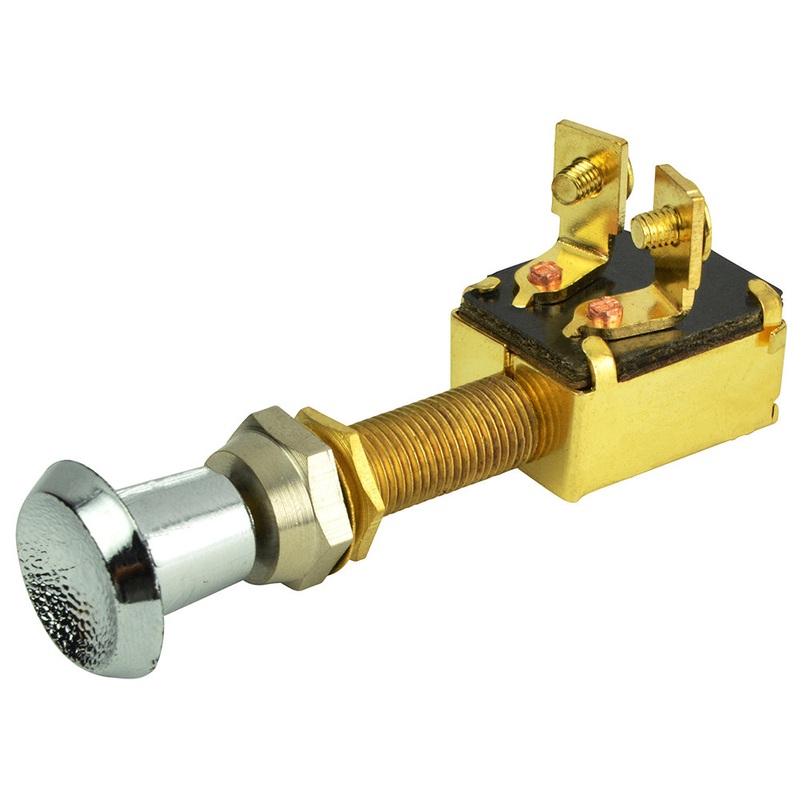 BEP 2-Position SPST Push-Pull Switch w/Contoured Knob – OFF/ON [1001307]