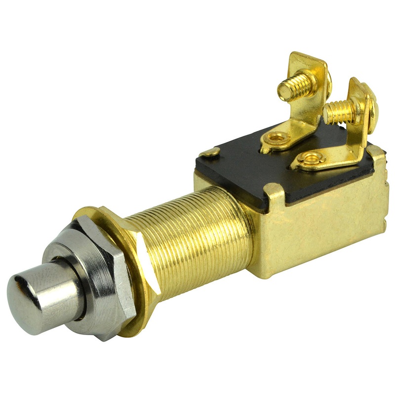 BEP 2-Position SPST Recessed Push Button Switch – OFF/(ON) [1001507]