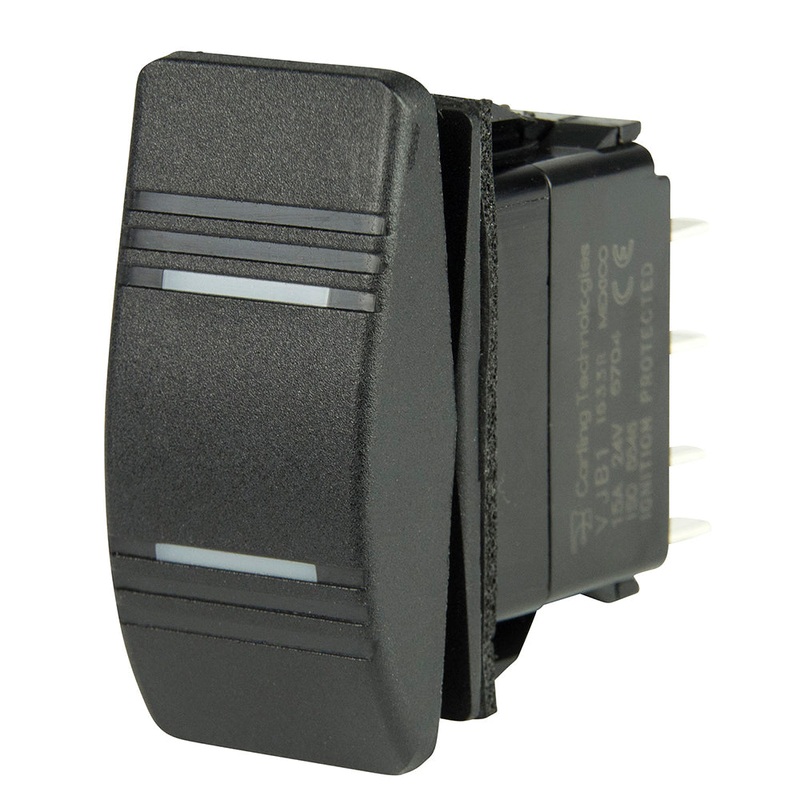 BEP DPDT Contura Switch – 2-Amber LEDs – ON/OFF/ON [1001808]
