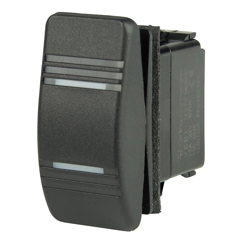 BEP SPDT Contura Switch – 2-Amber LEDs – ON/OFF/ON [1001803]