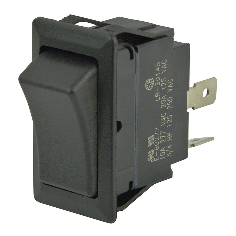 BEP SPST Sealed Rocker Switch – 12V/24V – (ON)/OFF [1001709]
