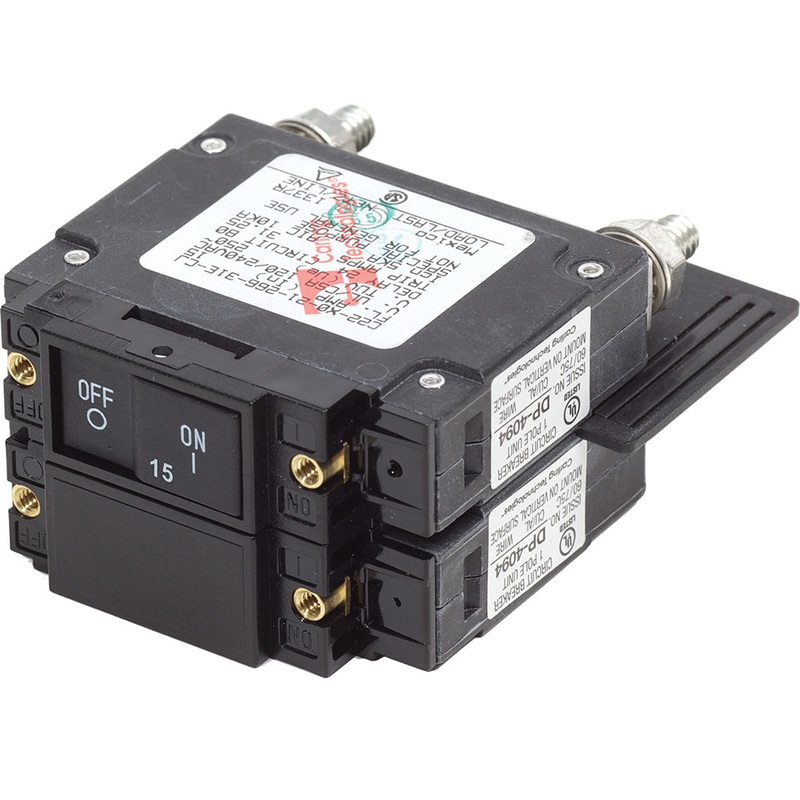 Blue Sea 7462 UL-489 Circuit Breaker – 15A Flat Rocker [7462]