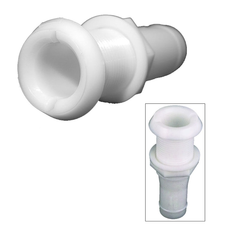 Perko 3/4″ Thru-Hull Fitting f/Hose – Plastic Narrow Flange [0301DP5]