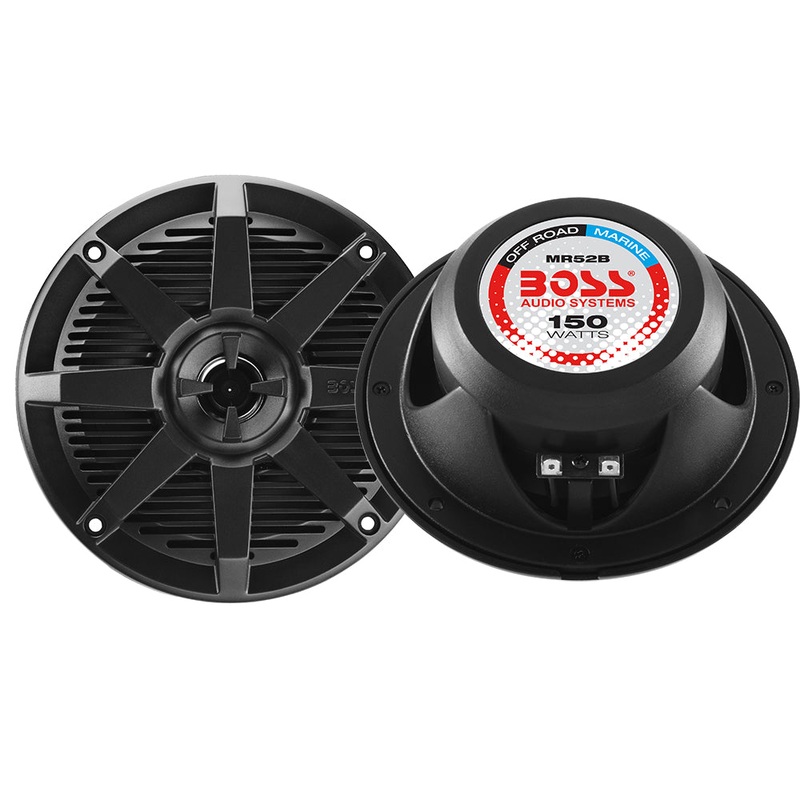 Boss Audio 5.25″ MR52B Speaker – Black – 150W [MR52B]