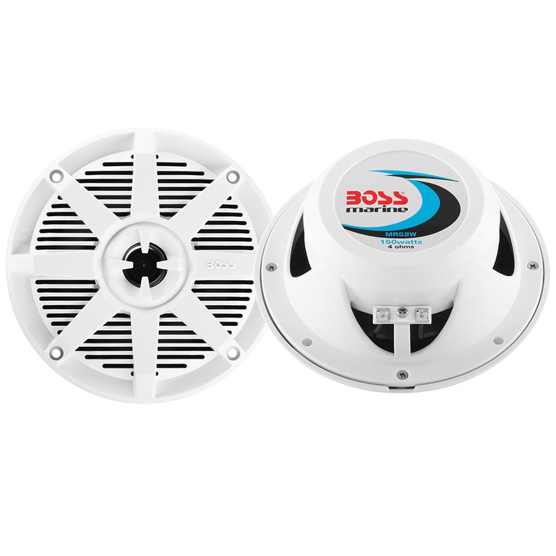 Boss Audio 5.25″ MR52W Speaker – White – 150W [MR52W]