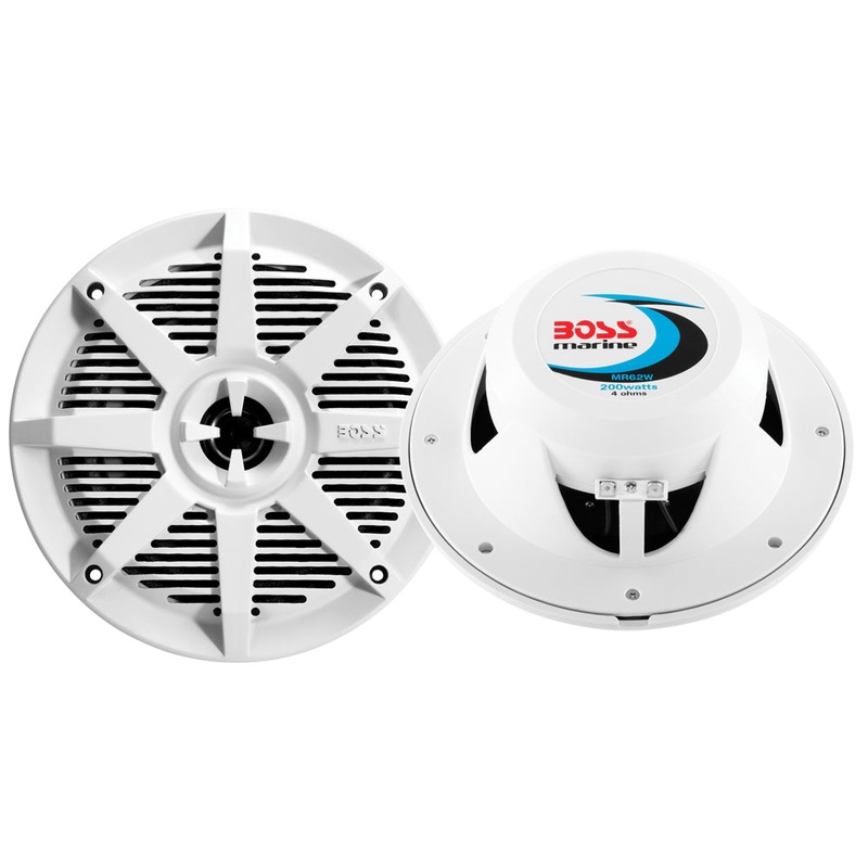 Boss Audio 6.5″ MR62W Speaker – White – 200W [MR62W]