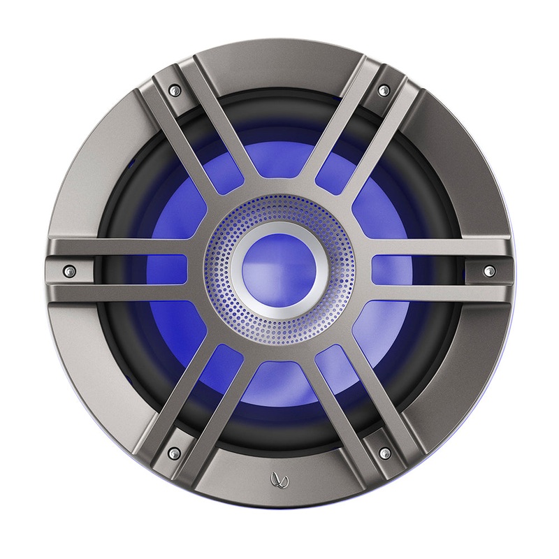 Infinity 10″ Marine RGB Kappa Series Speakers – Titanium/Gunmetal [KAPPA1050M]