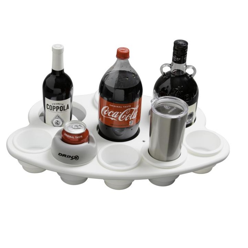 Party Barge – Horizontal –  w/ Round Holes Black