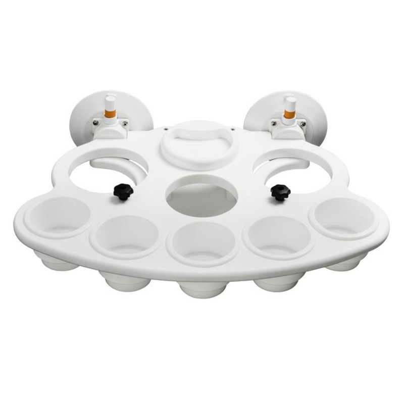 Party Barge – Vertical – w/  Round Holes White