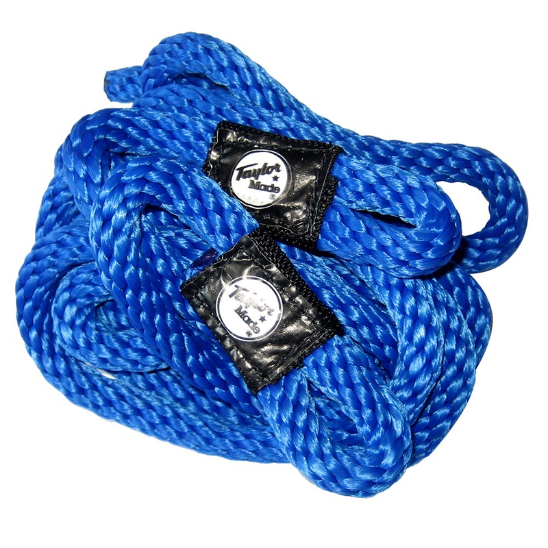 Taylor Made Fender Loc Fender Lines – 3/8″ x 72″ – Pair – Blue [11312]