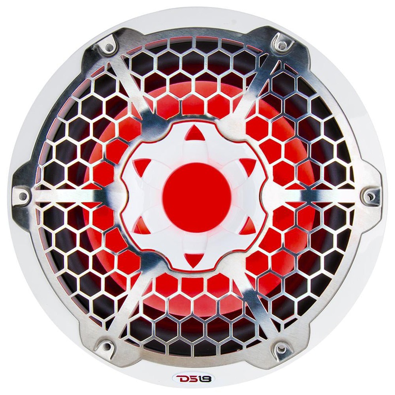 DS18 HYDRO 10″ Subwoofer w/RGB Lights – 600W – White [NXL-10SUB]
