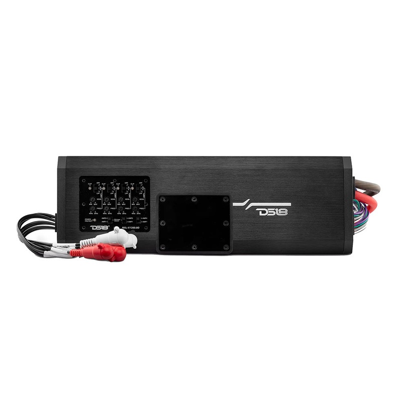 DS18 NXL 8-Channel Full-Range Class D Marine/Powersports Amplifier – 8 x 150W RMS, 4-Ohm [NXL-X1200.8D]