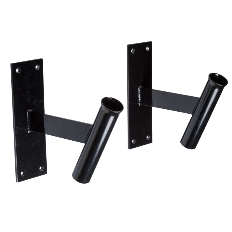 Manta Rack Wall Mounts White Powder Coat 15 Degrees