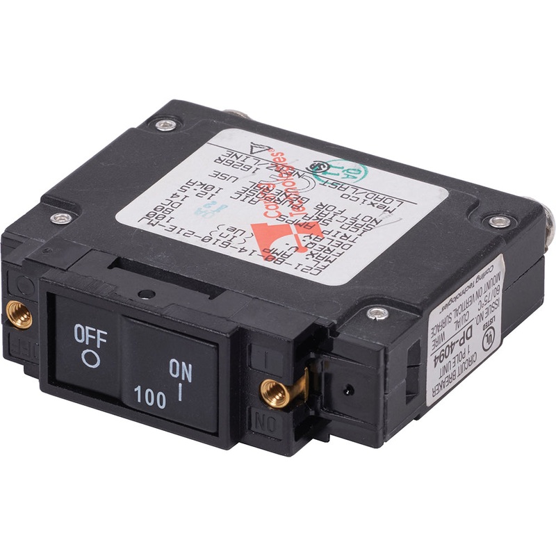Blue Sea 7446 UL-489 Circuit Breaker – 100A Flat Rocker [7446]