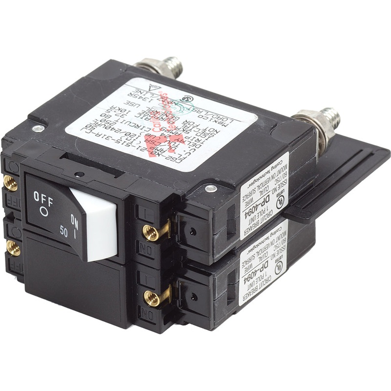Blue Sea 7467 UL-489 Circuit Breaker – 50A Raised Rocker [7467]