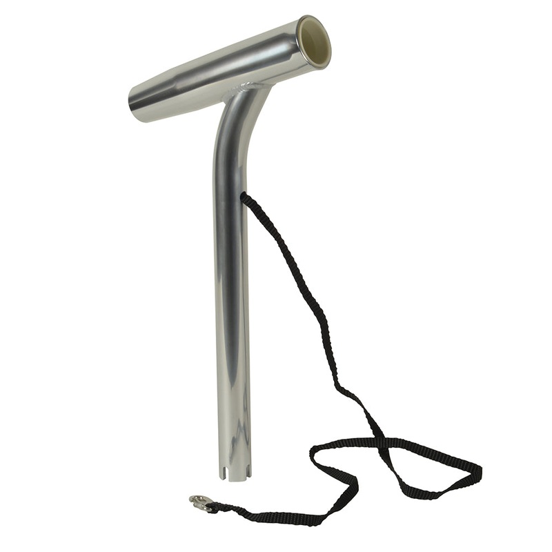 C.E. Smith Outrigger Rod Holder w/Liner  Strap – Aluminum [53800]