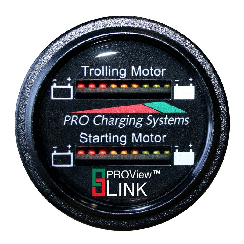 Dual Pro Battery Fuel Gauge – Marine Dual Read Battery Monitor – 12V/36V System – 15 Battery Cable [BFGWOM1536V/12V]