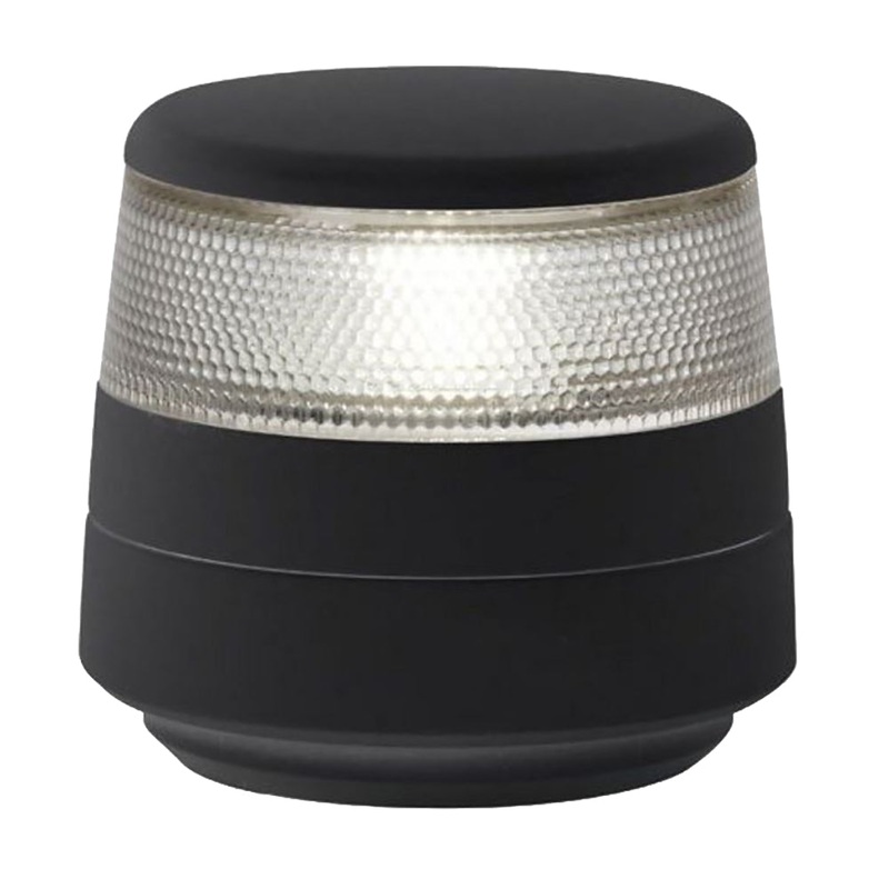 Hella Marine NaviLED 360 Compact All Round White Navigation Lamp – 2nm – Fixed Mount – Black Base [980960001]