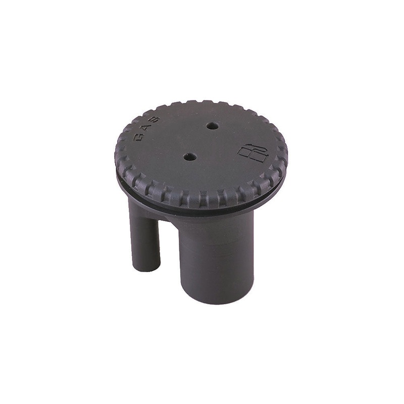 Perko 0543 Vented Fill f/1-1/2″ Hose – Straight Neck – Gas – Black [0543DPGBLK]