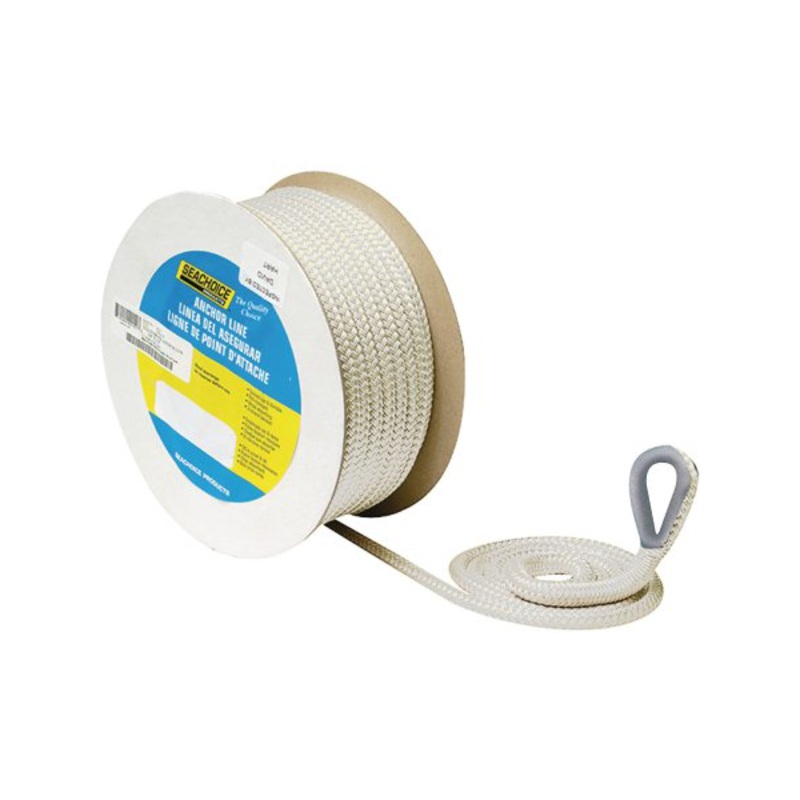 Anchor Line Double Braid Nylon 3/8 black 100