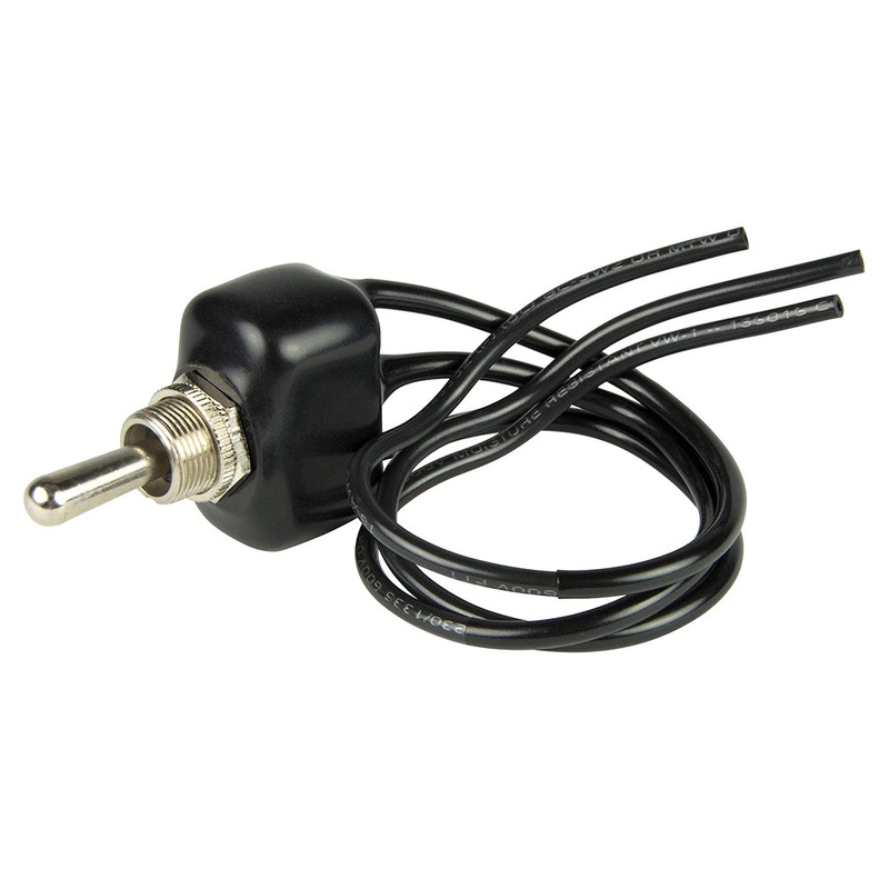 BEP SPST PVC Coated Toggle Switch – OFF/(ON) [1002003]