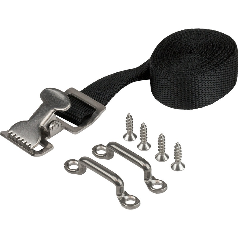 Sea-Dog Gas Tank Strap – Nylon Webbing/304 Stainless Steel – 72″ [359995-1]