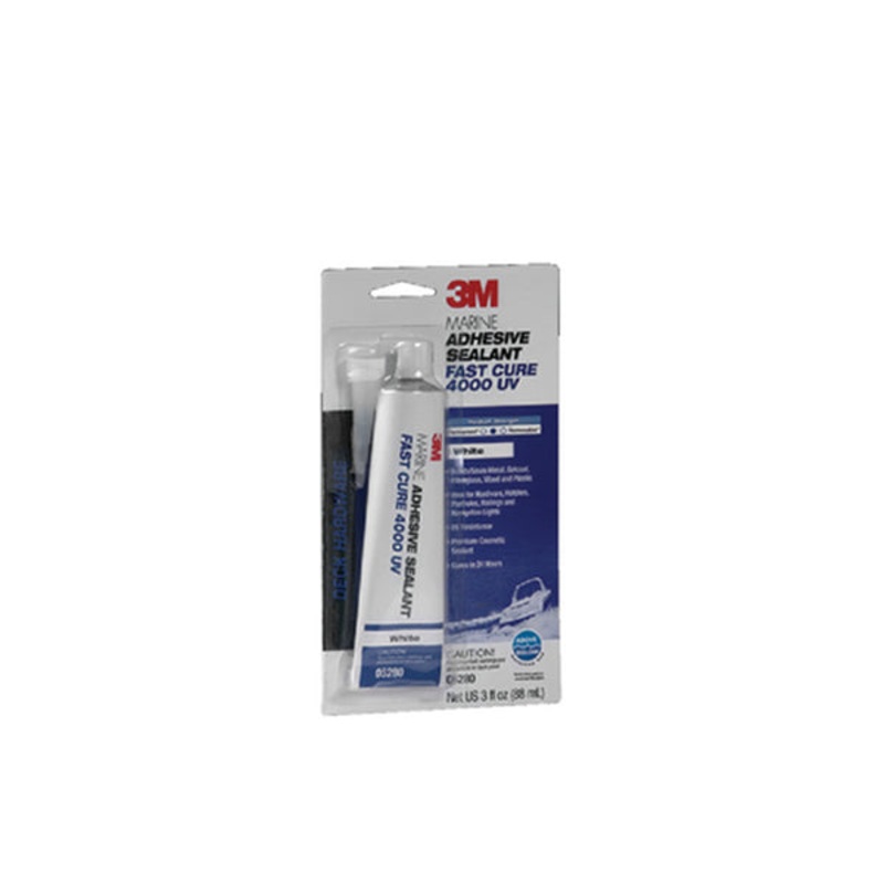 3M 4000 UV Fast Cure Marine Sealant 3oz White
