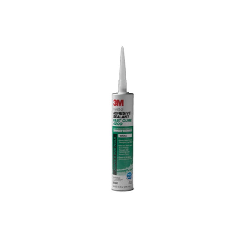 3M 4200 Fast Cure Marine Adhesive Sealant 3oz white