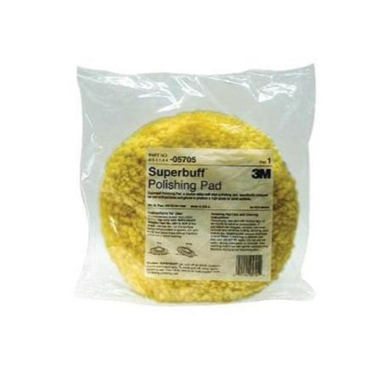 3M Superbuff Fine Yellow Polishing Buffer Pad 9 in