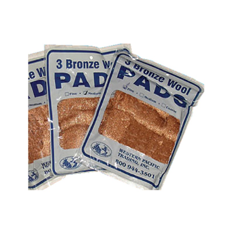 Bronze Wool Pads Fine