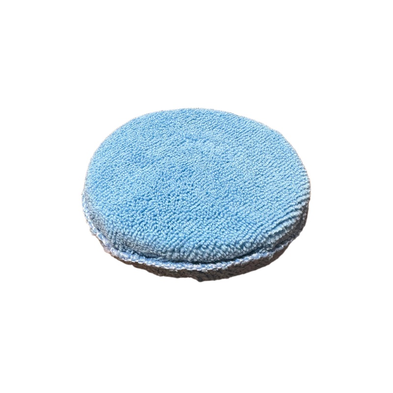 Microfiber Wax Applicator Pads Round no pocket 4″