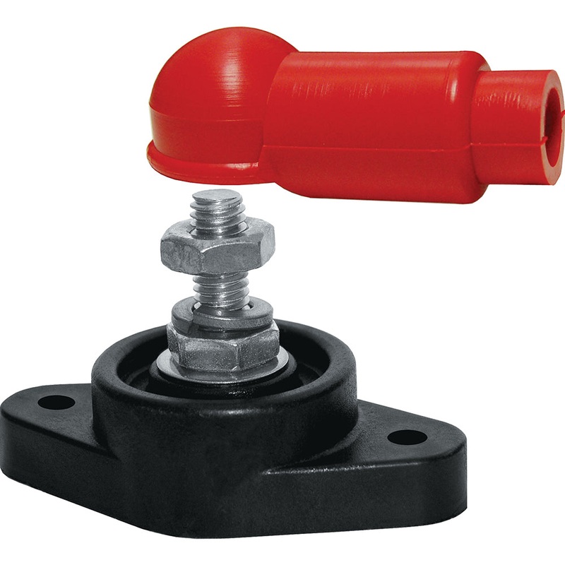 Blue Sea 2001 Power Post High Amperage Cable Connector 1/4″ Stud [2001]