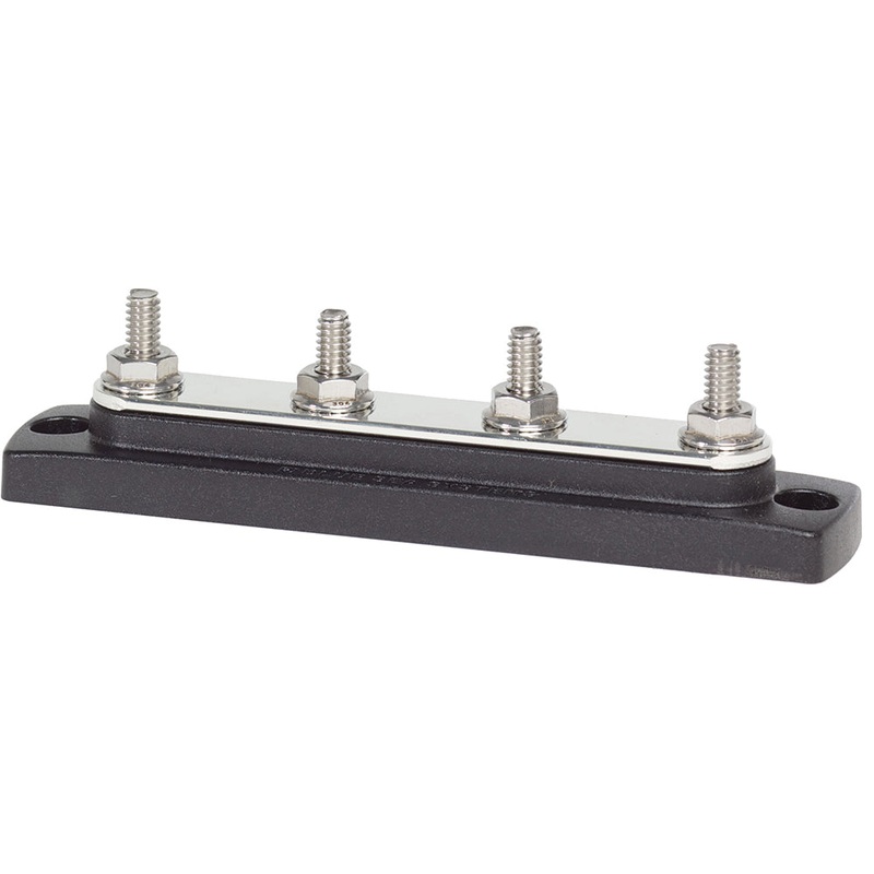 Blue Sea 2303 150AMP Common BusBar 4 x 1/4″ Stud Terminal [2303]
