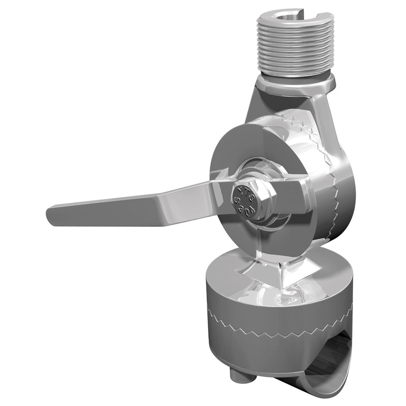 Shakespeare 4188-SL Rail Mount Ratchet Mount for 1″ to 1.5″ Rails [4188-SL]