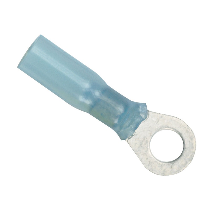 Ancor 16-14 Gauge – #10 Heat Shrink Ring Terminal – 100-Pack [311399]