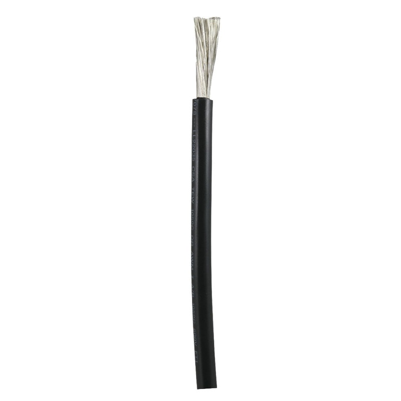 Ancor Black 2 AWG Battery Cable – 100′ [114010]