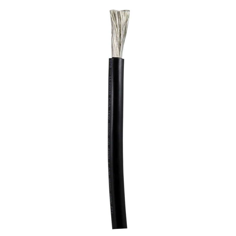 Ancor Black 8 AWG Battery Cable – 100′ [111010]