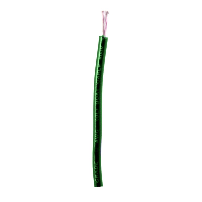 Ancor Green 10 AWG Primary Cable – 100′ [108310]
