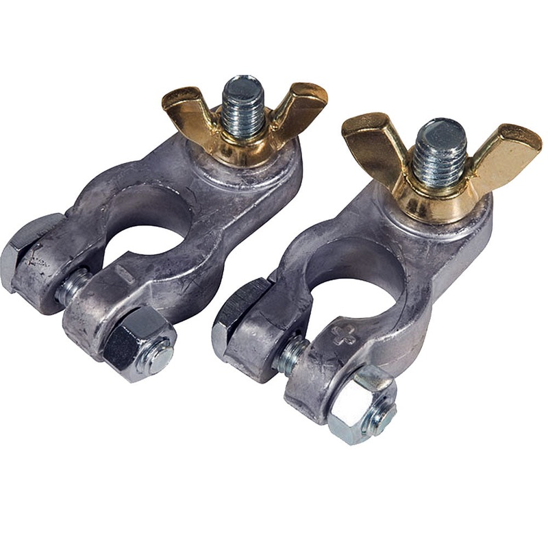 Ancor Lead Battery Terminal – 5/16″ & 3/8″ Stud – Positive & Negative Combo [260325]