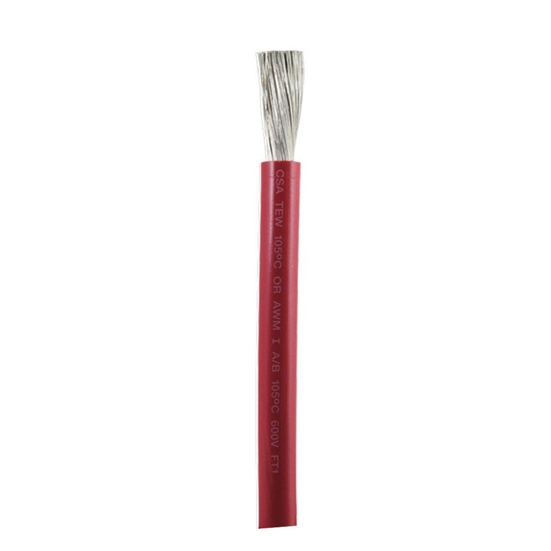 Ancor Red 1/0 AWG Battery Cable – 100′ [116510]
