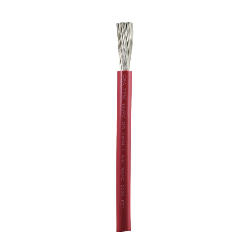 Ancor Red 1 AWG Battery Cable – 100′ [115510]