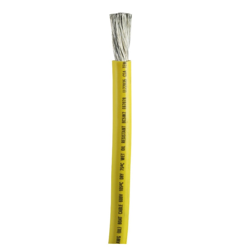Ancor Yellow 2/0 AWG Battery Cable – 100′ [117910]